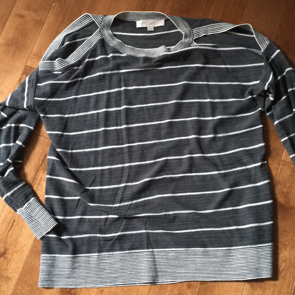 Cold shoulder loft sweater